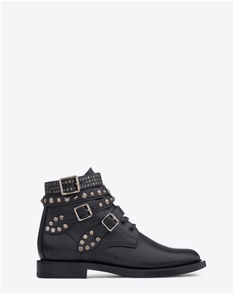 ysl studded boots|yves Saint Laurent libre boots.